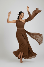 Draped kaftan Style Dress
