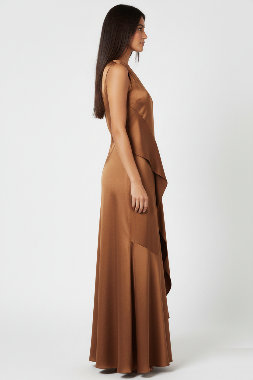 Brown cascade Maxi