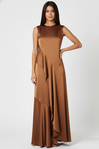 Brown cascade Maxi