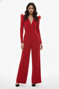 The Scarlet Ruffle Jumpsuit