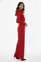 The Scarlet Ruffle Jumpsuit
