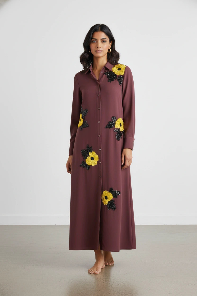 The Urban Bloom Shirt Dress