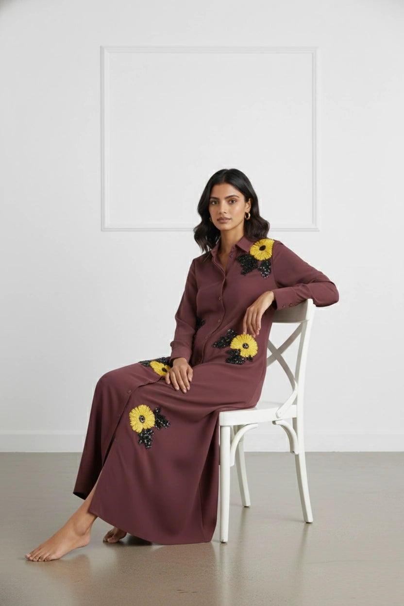 The Urban Bloom Shirt Dress