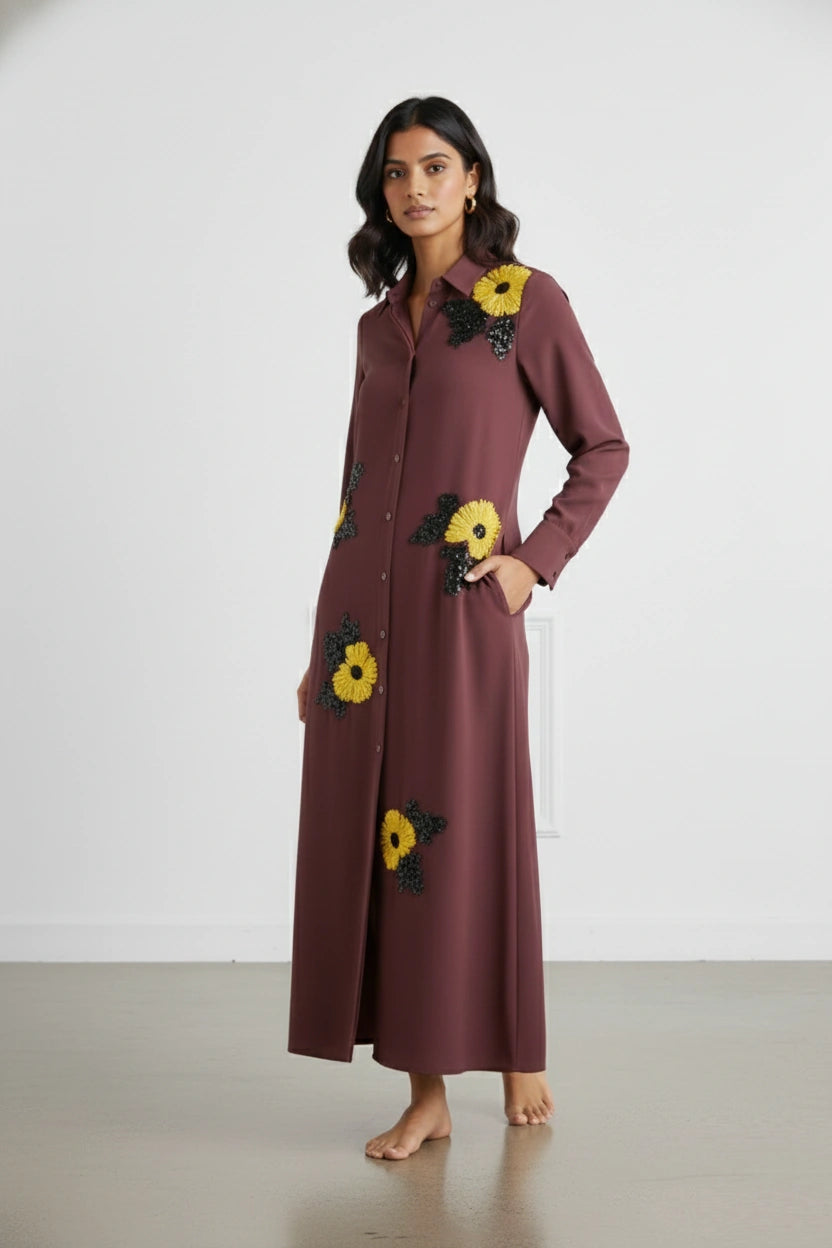 The Urban Bloom Shirt Dress