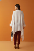 The Asymmetric sequined Bloom Shirt