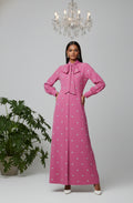 Royal Petal Column Dress
