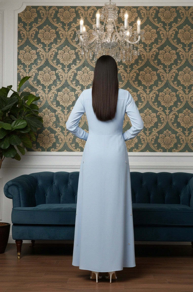 The Azure Shirt Dress