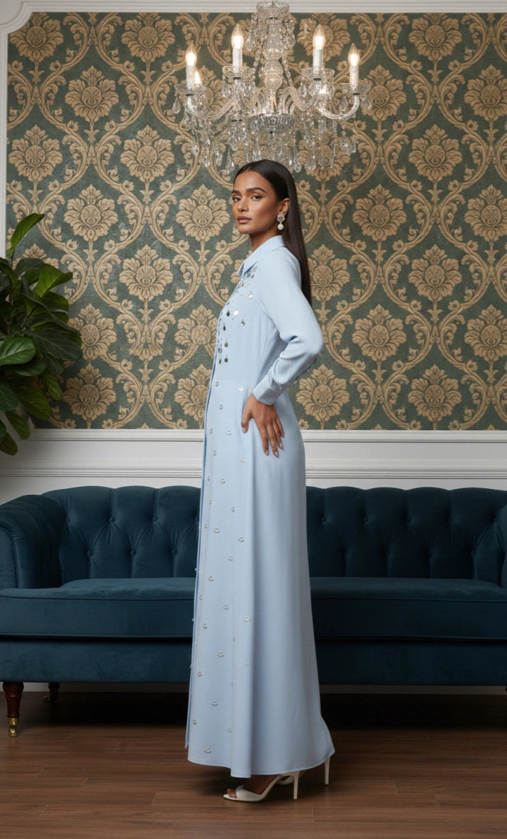 The Azure Shirt Dress