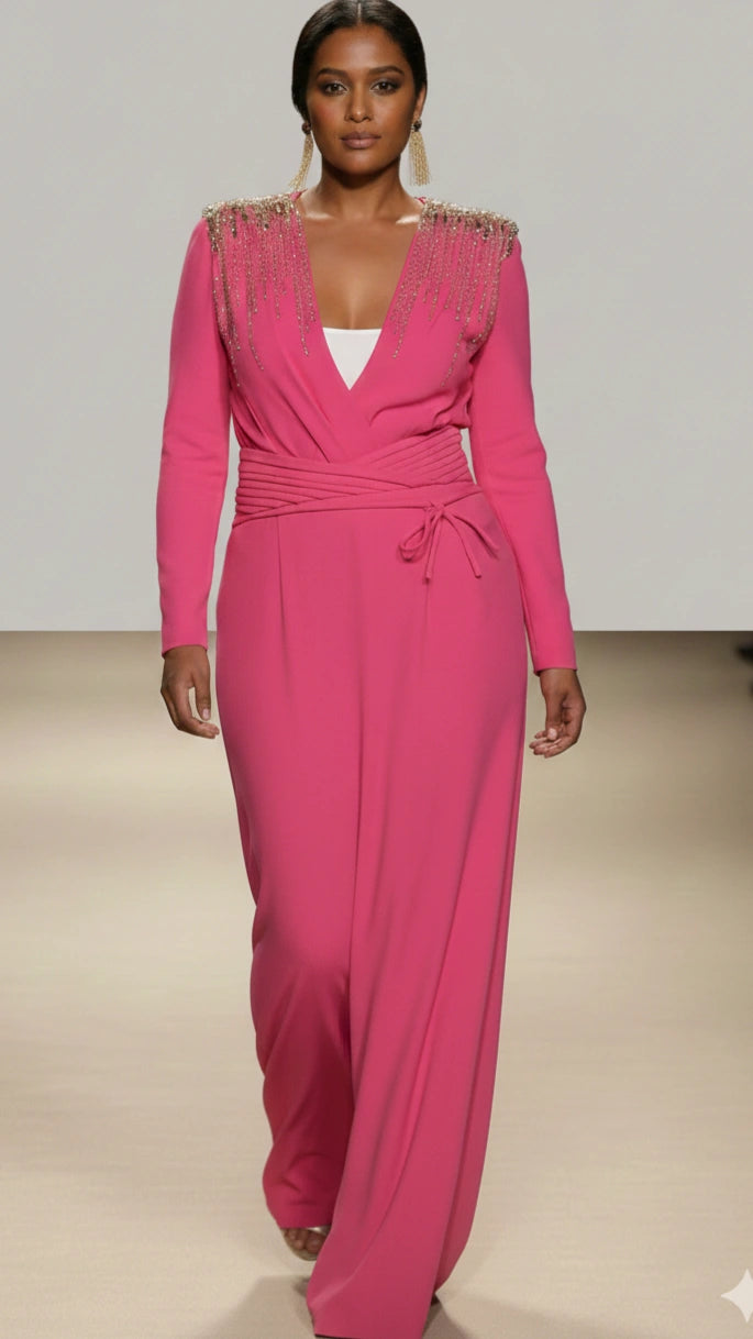 The Fuchsia Radiance Jumpsuit
