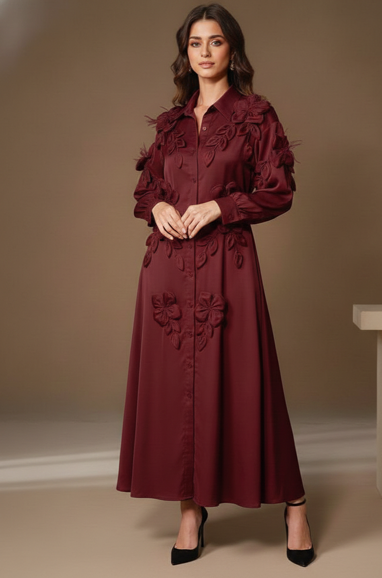 The Midnight empress Shirt Dress