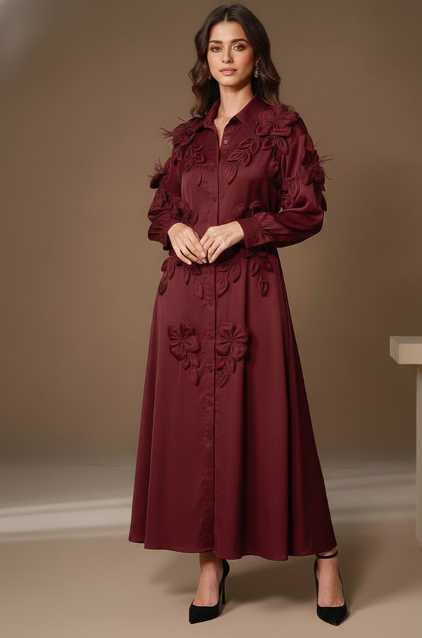 The Midnight empress Shirt Dress