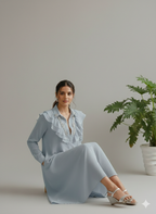 Dewdrop Ruffle Gown