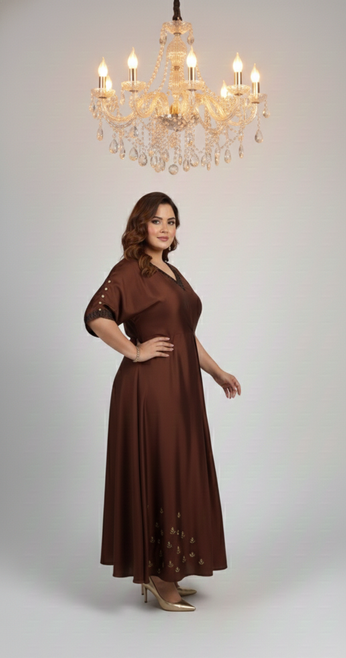 The Gilded Ember Kaftan