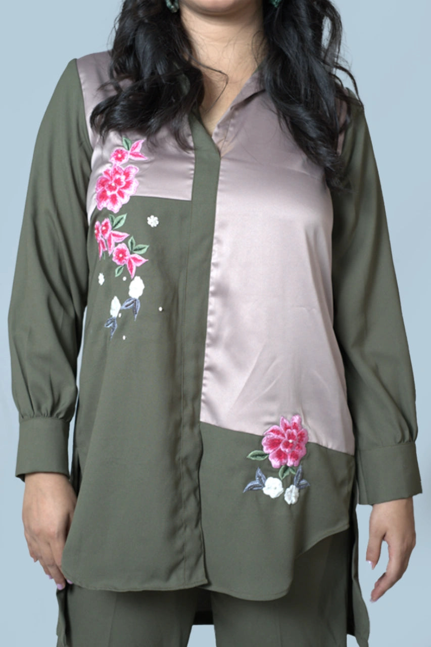 Color Blocked Shirt