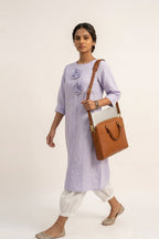 Lilac story kurta set