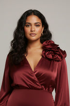 Maroon Datenight Dress