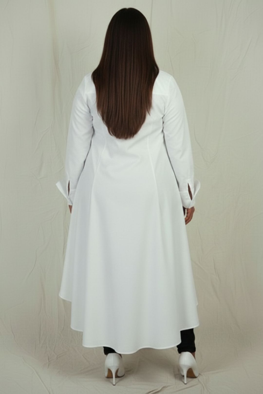 Statement High-Low Shirt