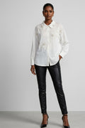 Flora Pearl Silk Shirt