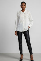 Flora Pearl Silk Shirt