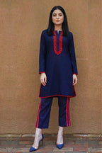 Indigo blue Bloom kurta set