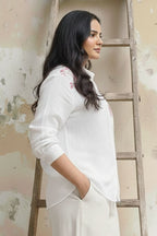 The Pink petal Cotton Shirt
