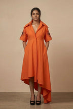 The Tangerine Statement Dress