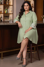 Sage Pearl Dress