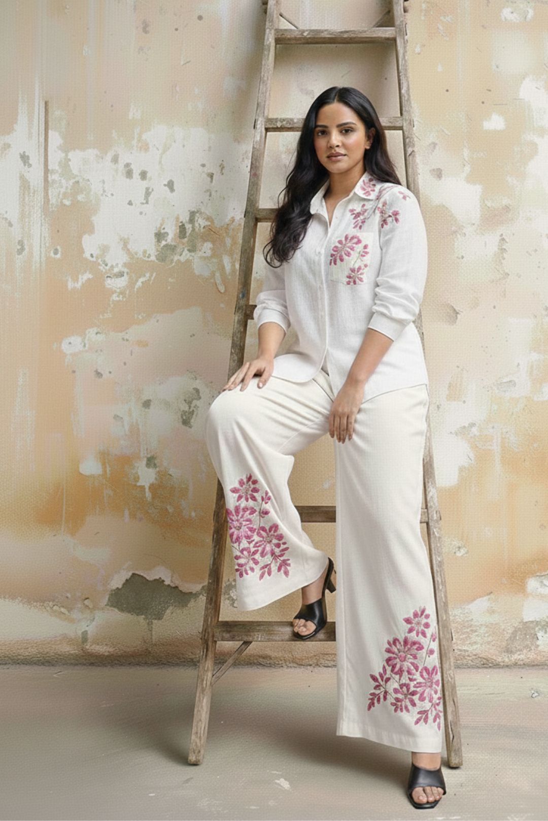 The Pink Petal Cotton Coord set