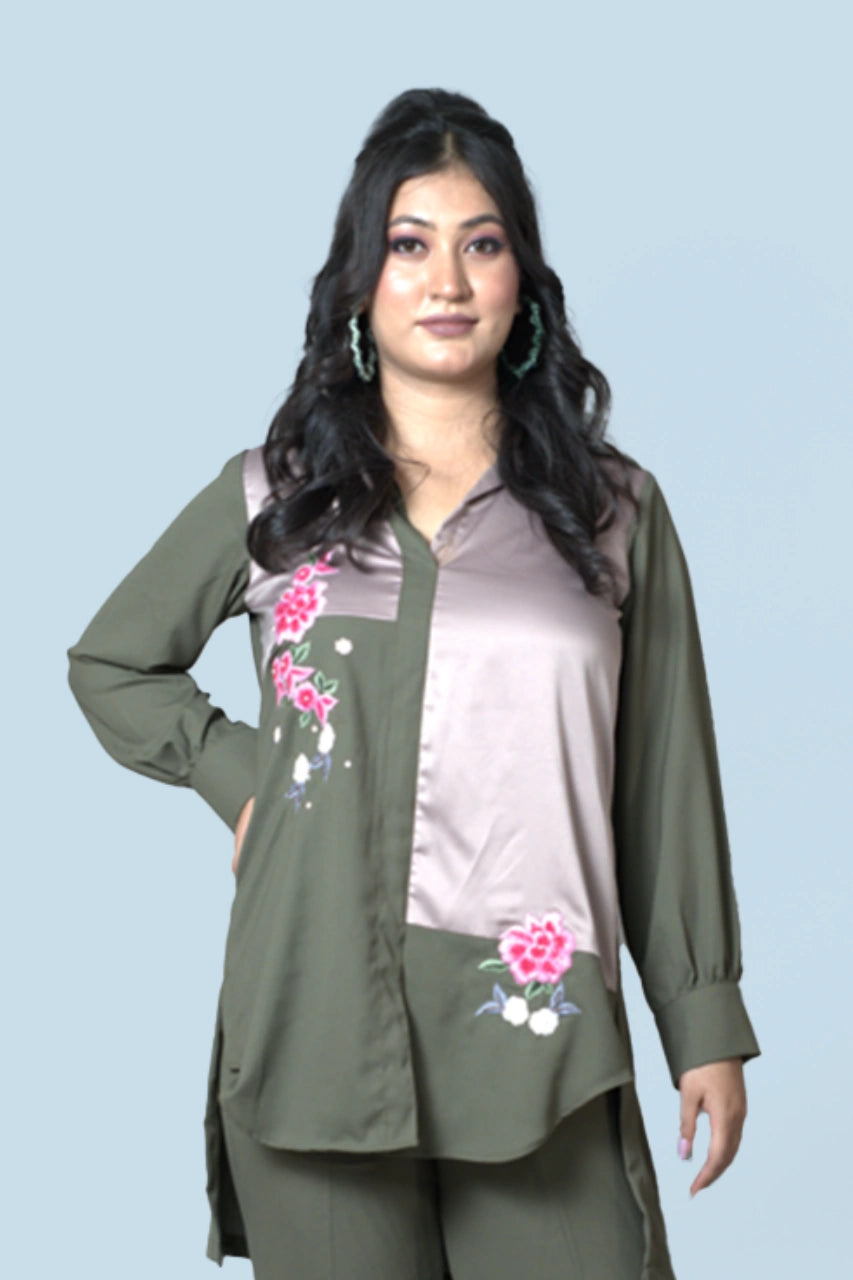 Color Blocked Shirt