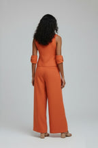 Tangerine floral Co-ord Set