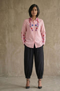 Floral Symphony Cotton Shirt