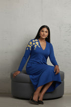Blue Flora Dress