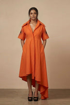 The Tangerine Statement Dress