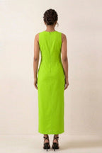 Electric Green Straight Dress
