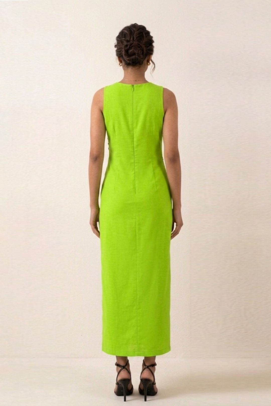 Electric Green Straight Dress