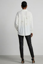 Flora Pearl Silk Shirt