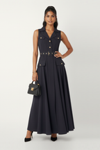 Flared  Belt Dress