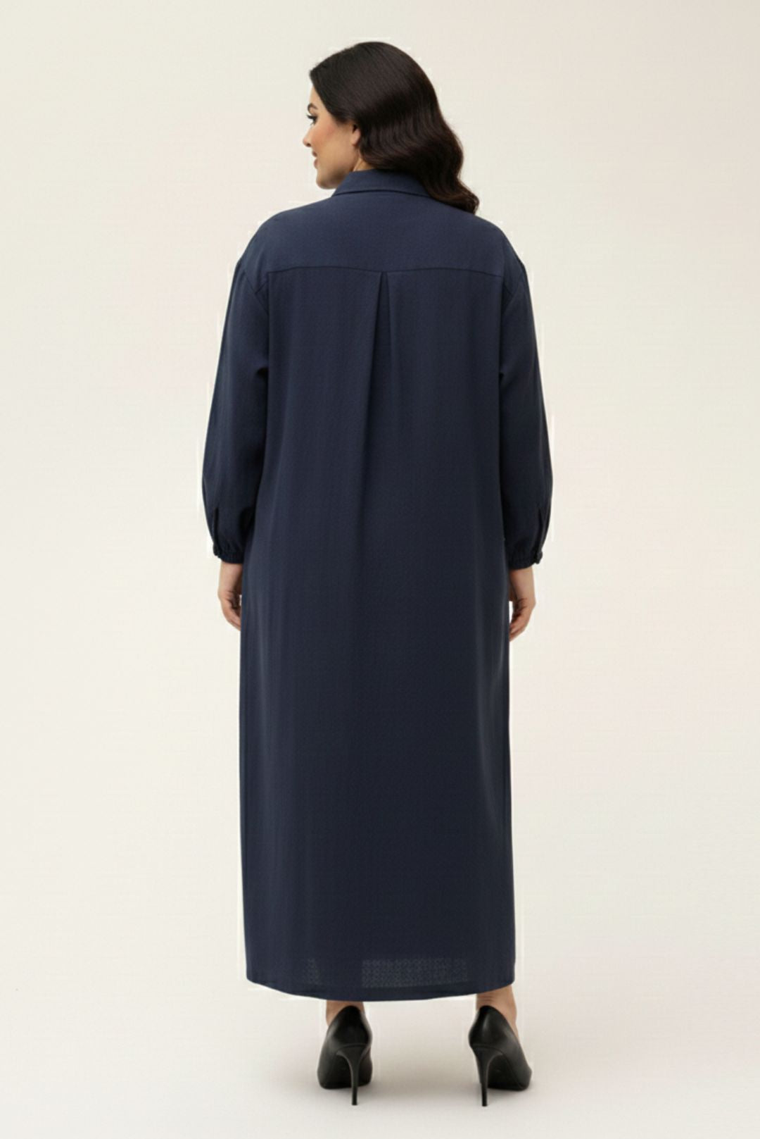 The Sequined buttoned Shirt Dress