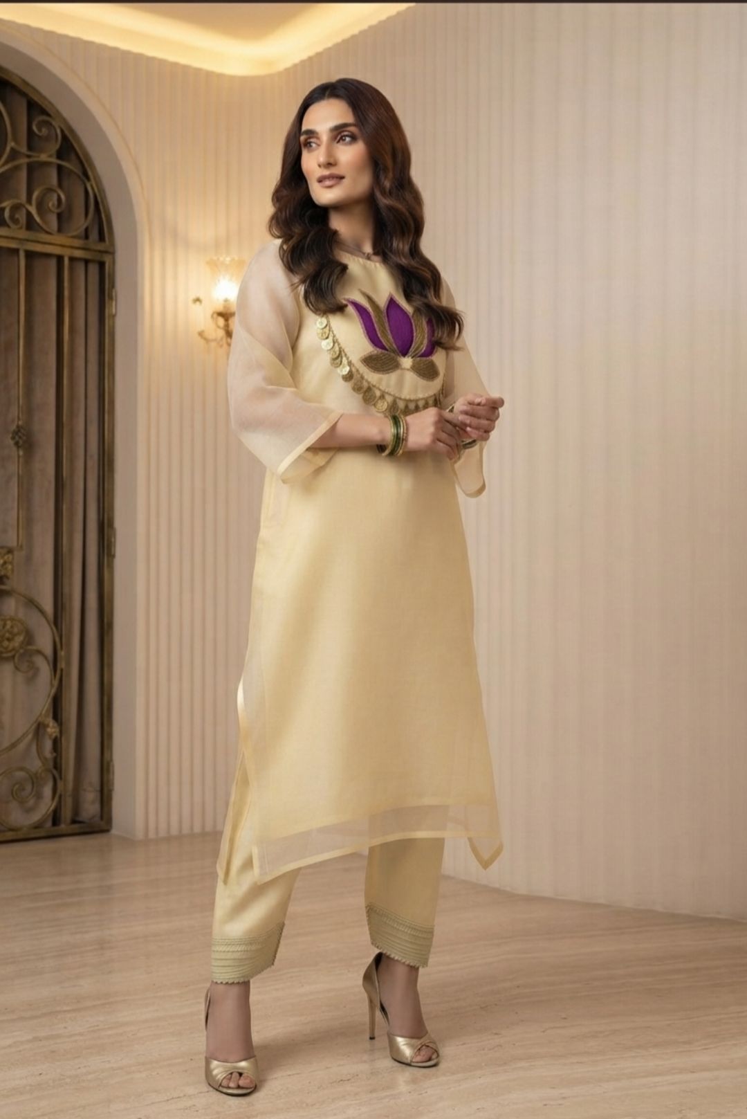 The Lotus Kurta set