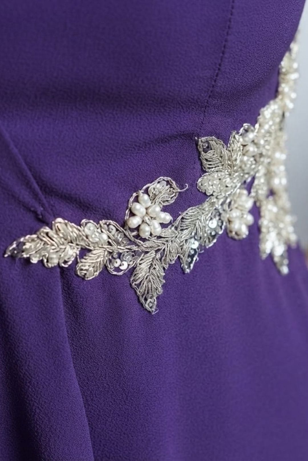 The Purple Hue Drape Dress