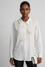 Flora Pearl Silk Shirt