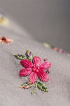 Chanderi kurta set with lining Dupatta- Organza