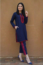 Indigo blue Bloom kurta set
