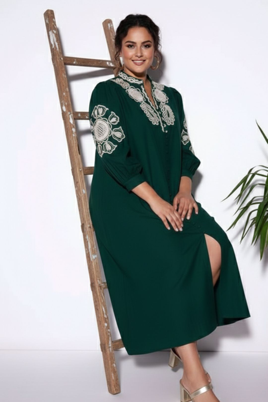 The Emerald A line Dress