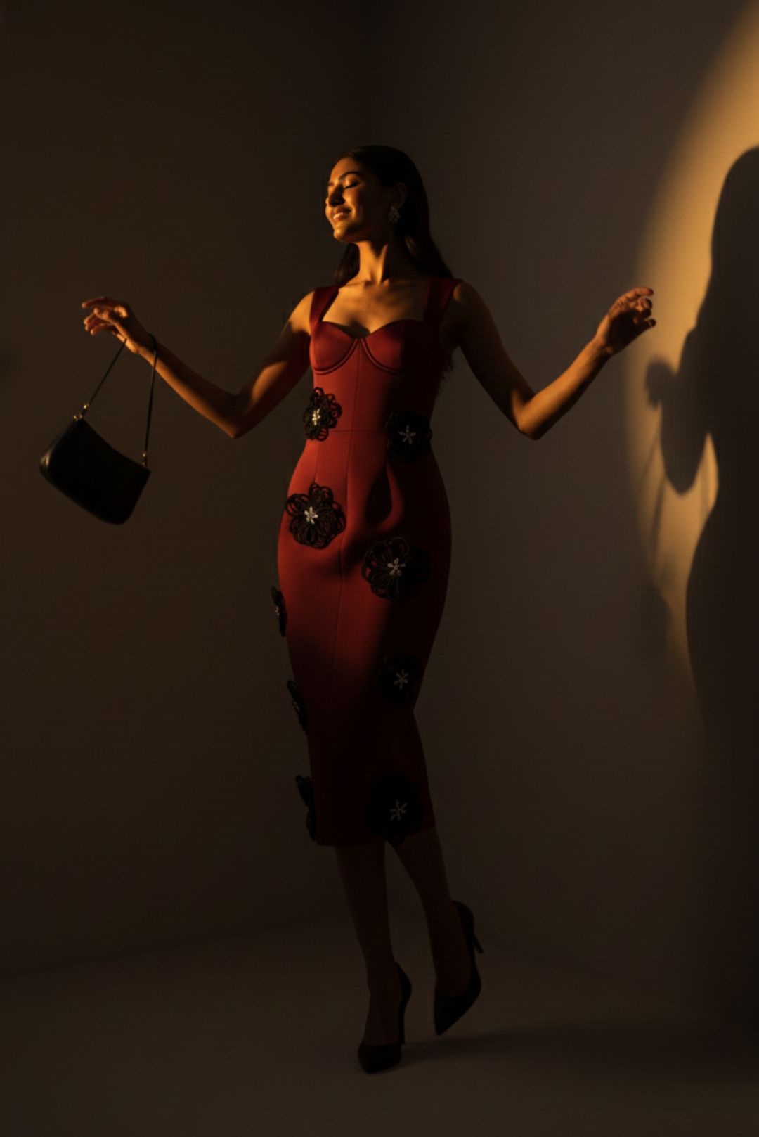 Ruby Corset Midi Dress