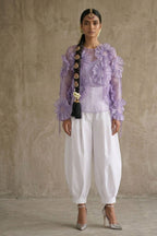 Lilac Galore Organza Top