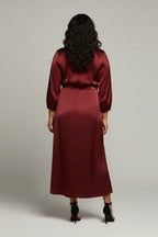 Maroon Datenight Dress