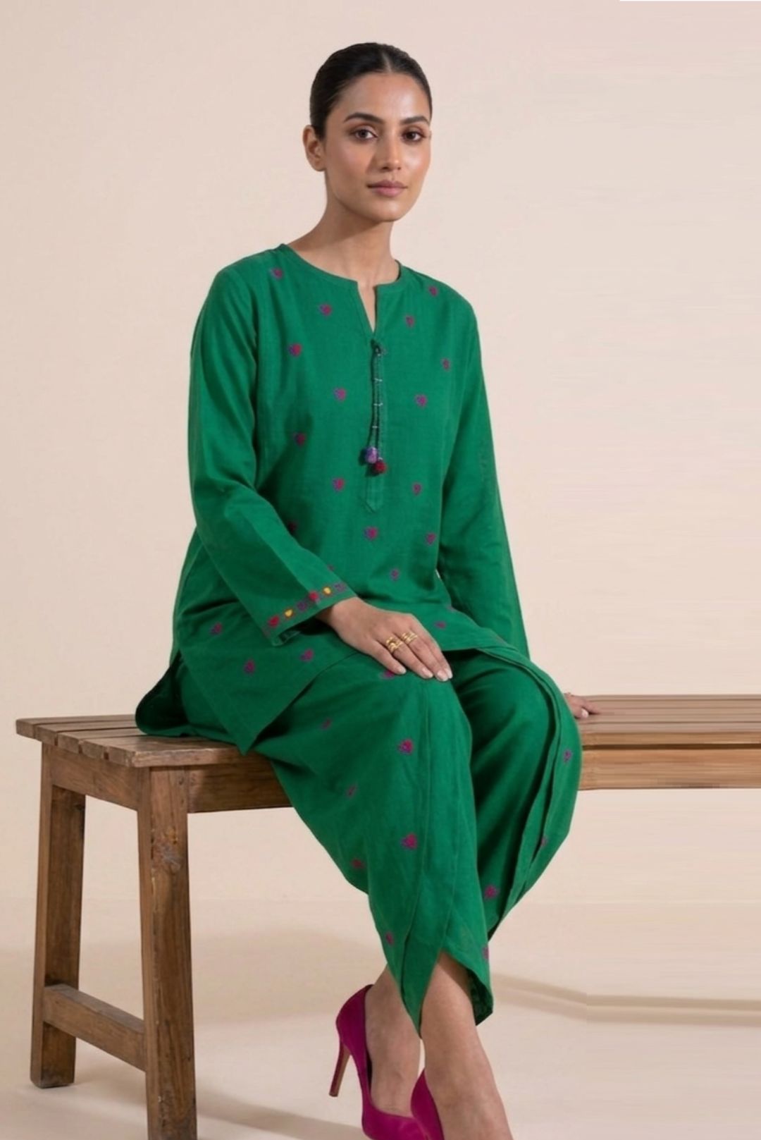 A Little Heart Kurta set