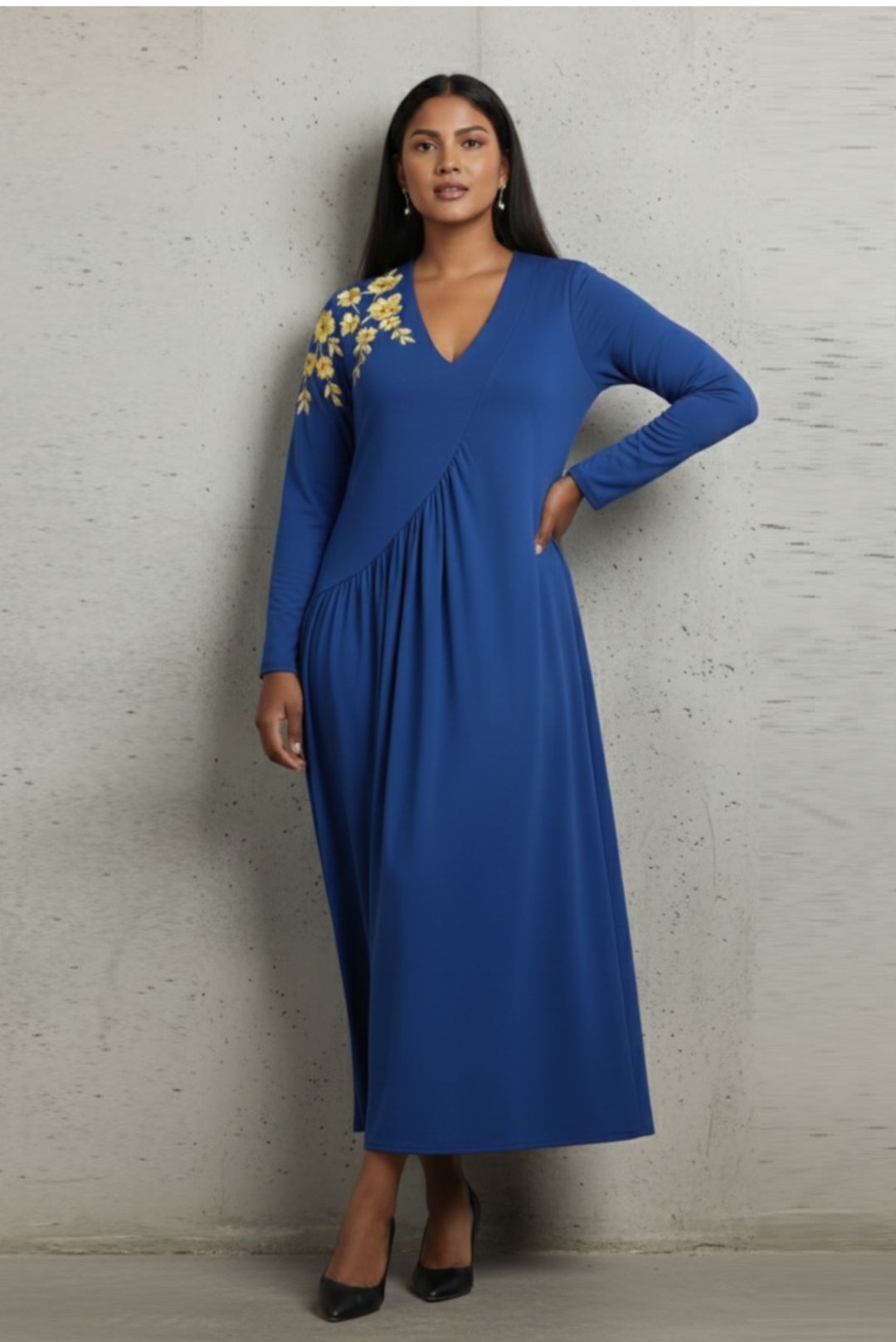 Blue Flora Dress