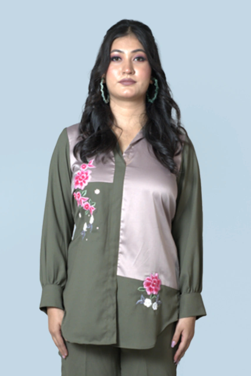 Color Blocked Shirt